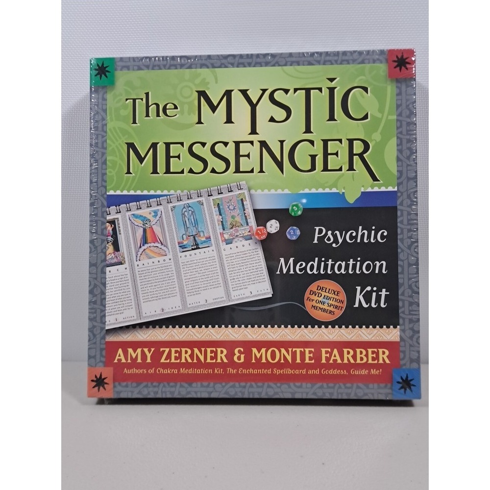 Sealed The Mystic Messenger Psychic Meditation Kit Guide Book DVD Amy Zerner